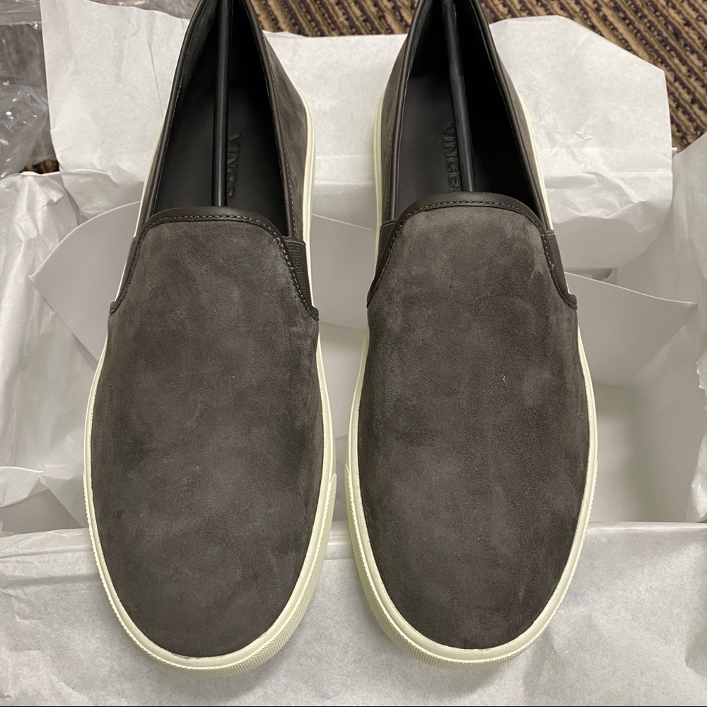 VINCE Preston Suede Slip-On Sneakers🖤